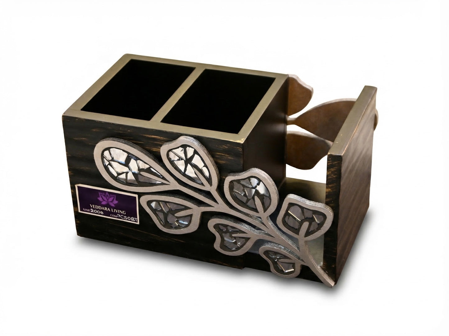 Black Mirror Cutlery Holder - Image 2