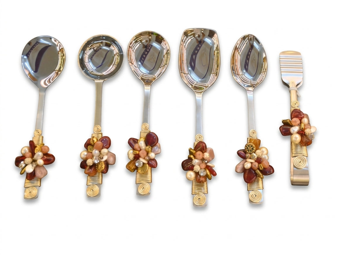 Red Guccha Serving Set - Image 3