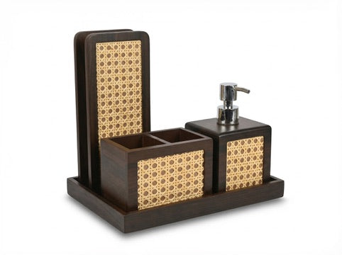 Rattan Toilet Set - Image 2