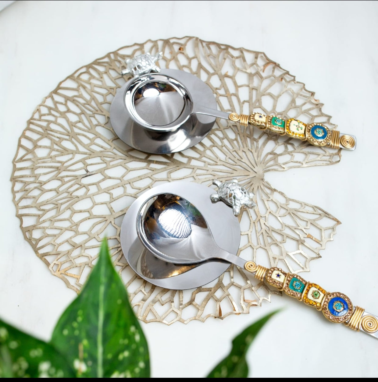 Turtle Steel Spoon Rest