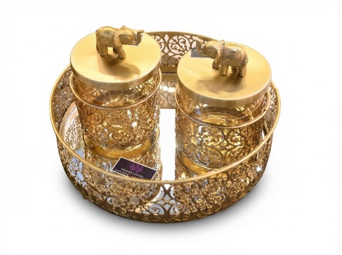 Jali Mirror Platter
