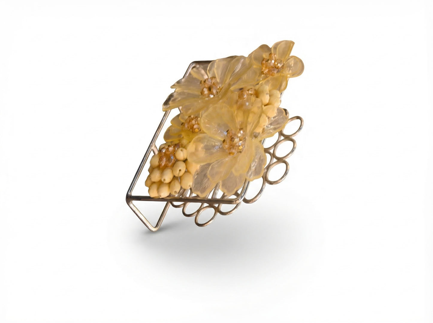 Yellow Flowerr Napkin Holder - Image 3