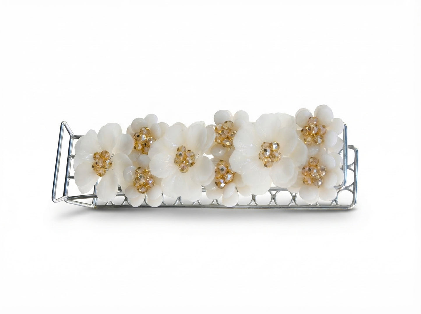 White Steel Towel Holder - Image 2