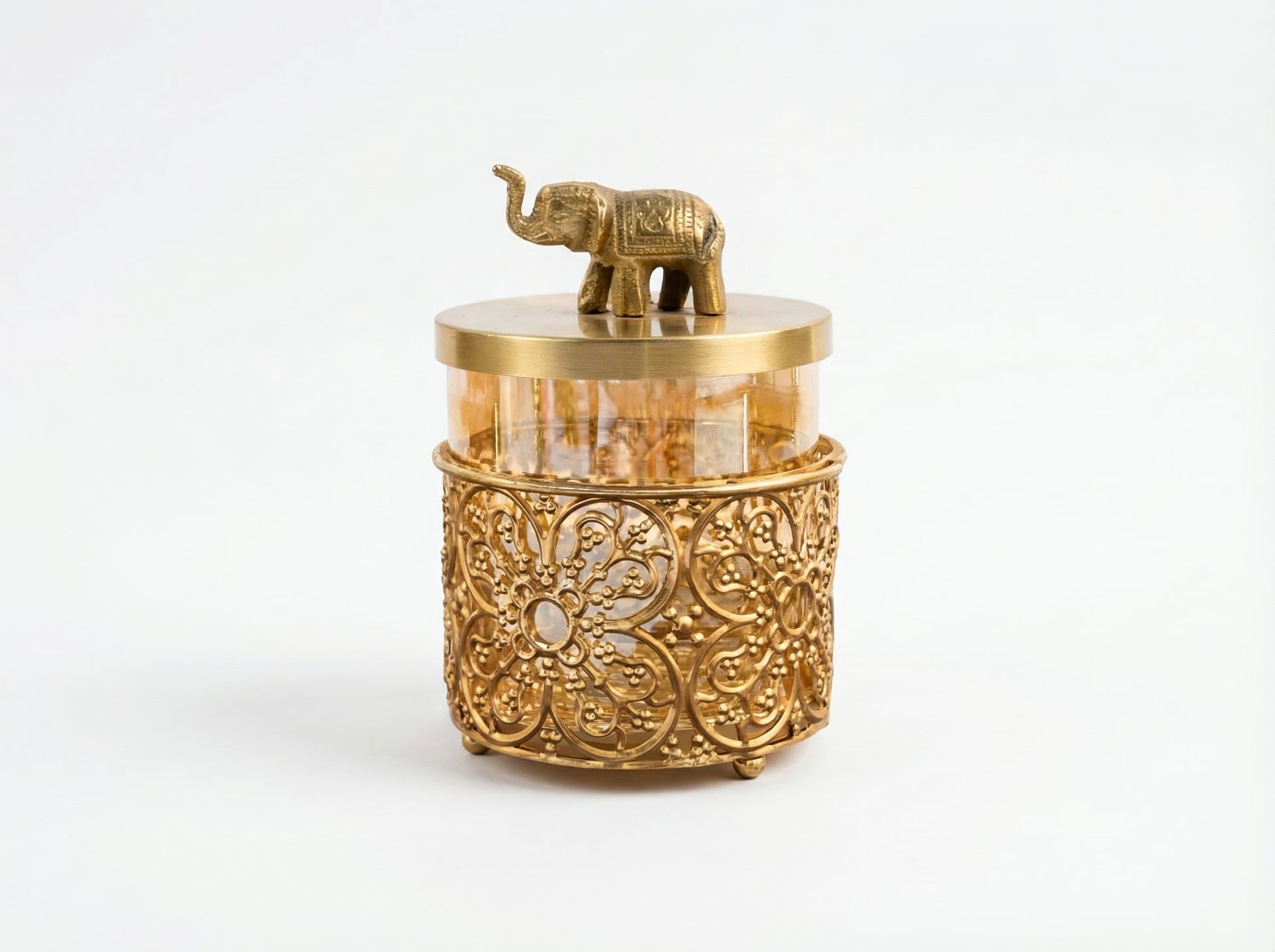 Elephant Glass Jar - Image 3