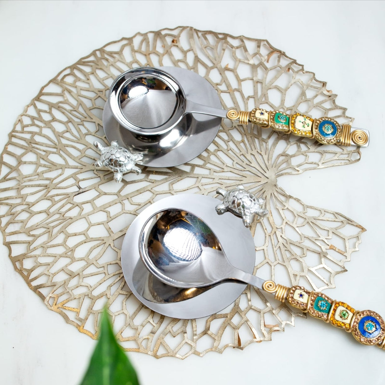 Turtle Steel Spoon Rest - Image 2