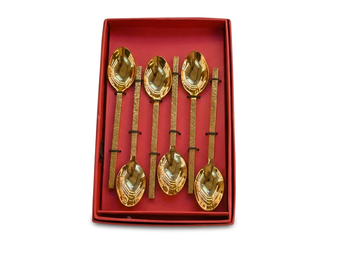 Golden Charm Spoon Set