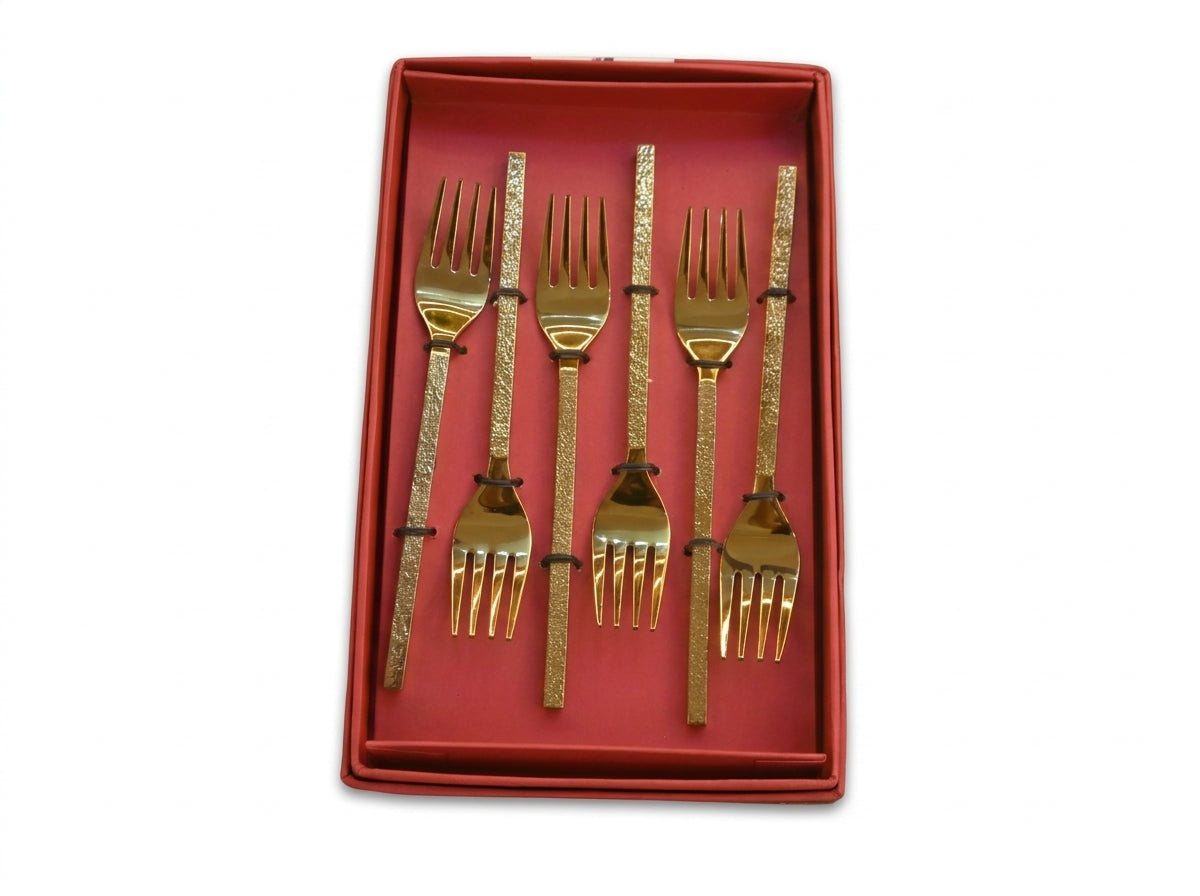 Golden Charm Fork Set
