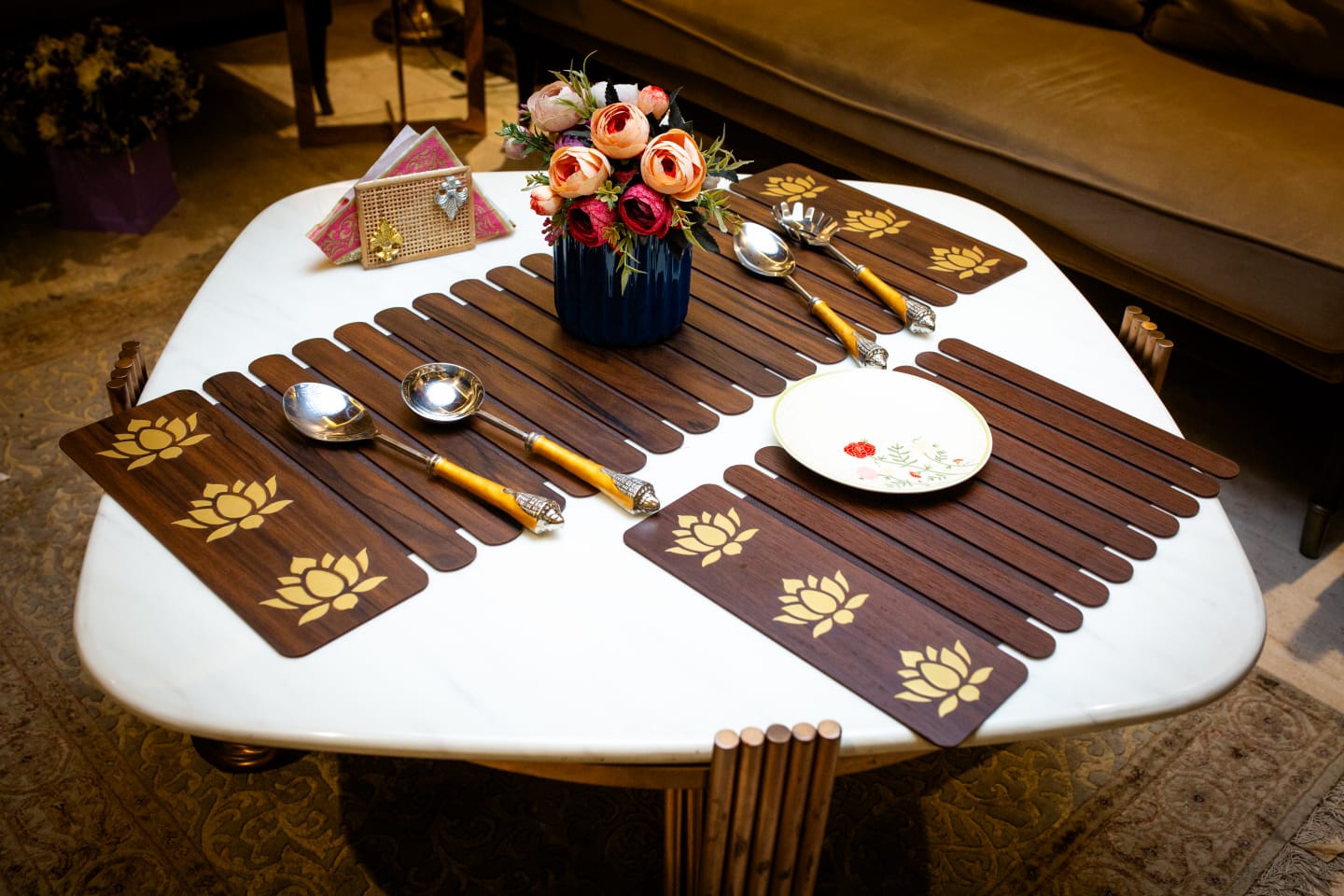 Brown Lotus Mat